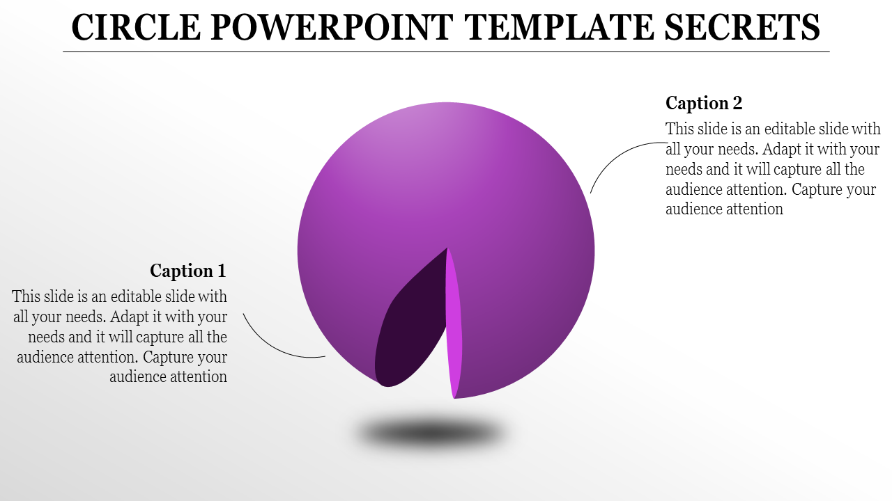 Free - Excellent Circle PowerPoint Template Slides For Presentation